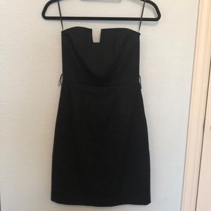 Trina Turk Black Strapless Mini Dress